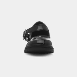 Little Diva Effie Girls Black Patent Shoe