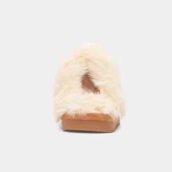 Little Diva Holly Girls Tan Mule Slipper