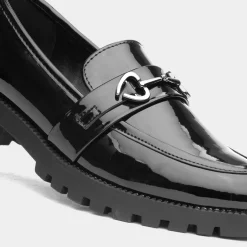 Little Diva Valentina Jnr Girls Black Loafer
