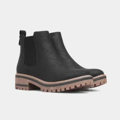 Lotus Lottie Womens Black Chelsea Boot