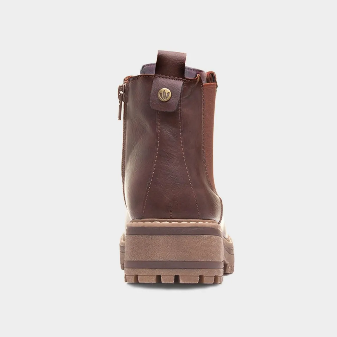 Lotus Lottie Womens Brown Chelsea Boot