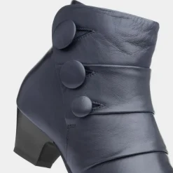 Lotus Prancer Womens Navy Leather Ankle Boot