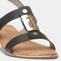 Lunar Adora Womens Black Slingback Sandal