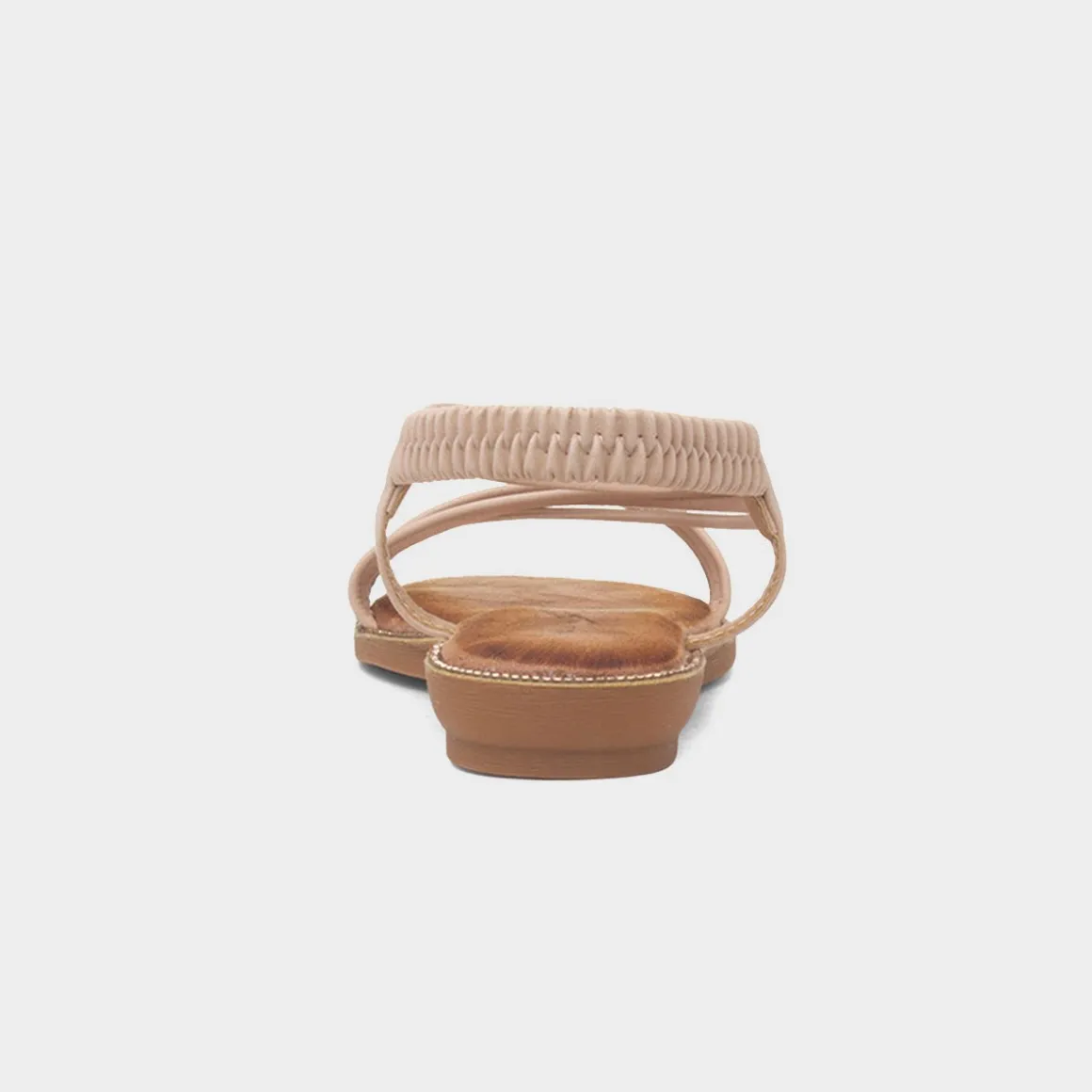 Lunar Aruba Womens Nude Strappy Sandal
