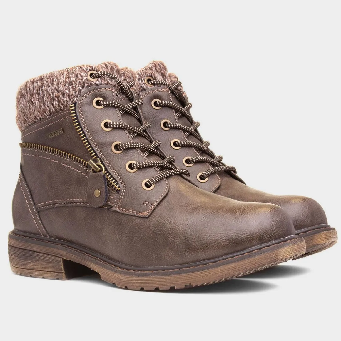 Lunar Benson III Womens Brown Ankle Boot