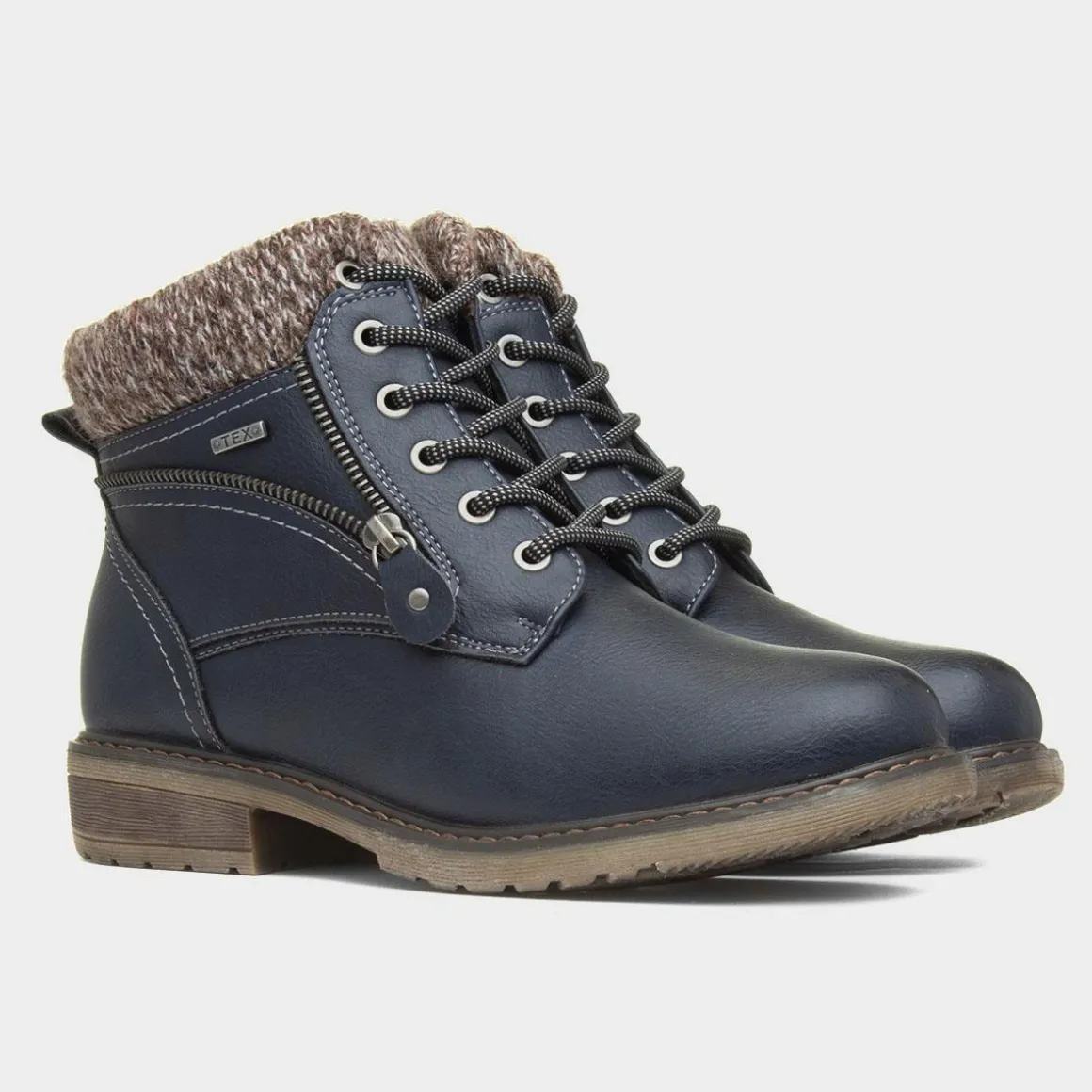 Lunar Benson III Womens Navy Ankle Boot