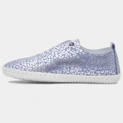 Lunar Blade Womens Pale Blue Leather Shoe