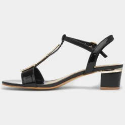 Lunar Blaze Womens Black Patent Heel