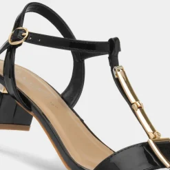 Lunar Blaze Womens Black Patent Heel