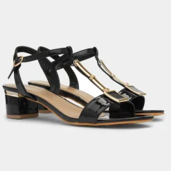 Lunar Blaze Womens Black Patent Heel