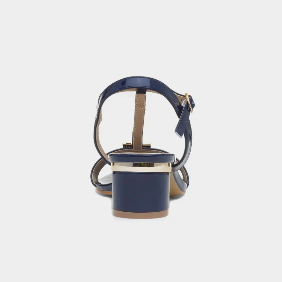 Lunar Blaze Womens Navy Patent Heel