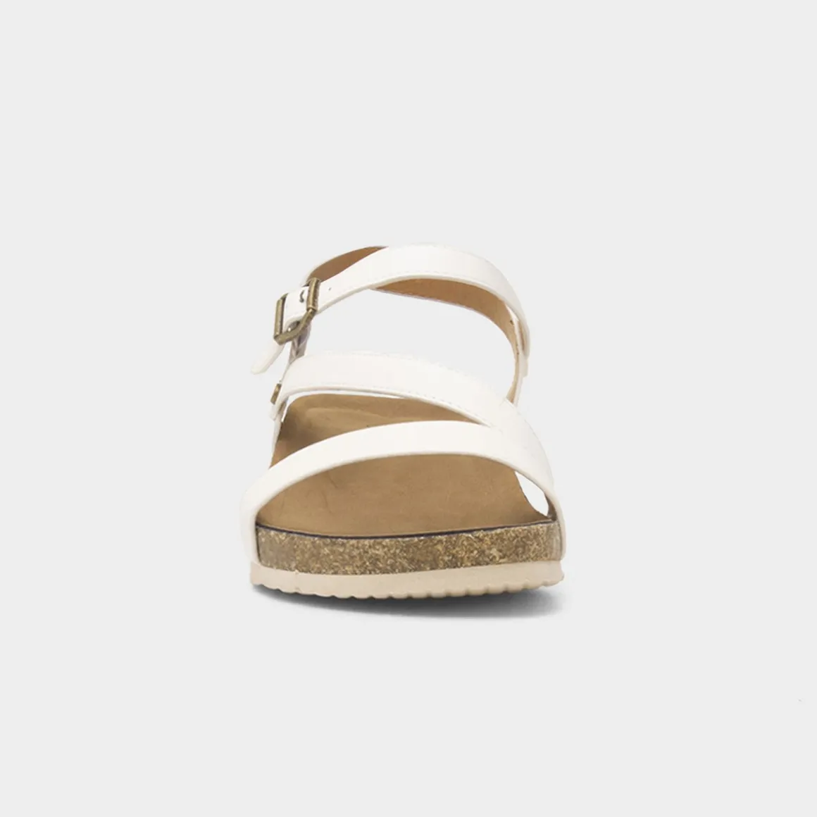 Lunar Cluster Womens White Wedge Sandal