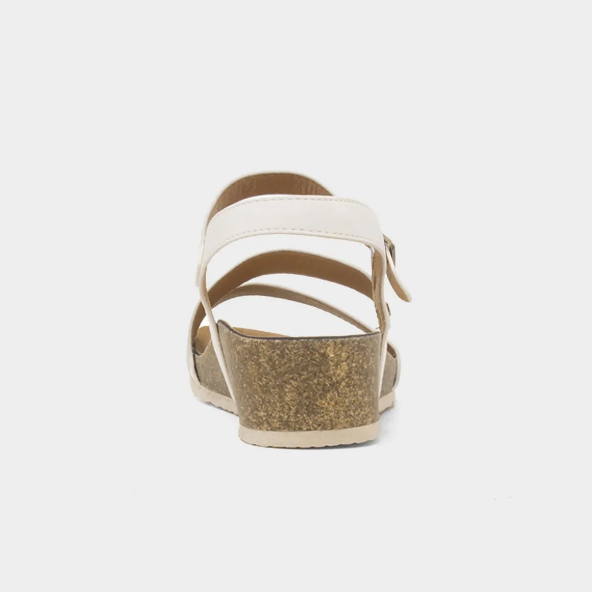 Lunar Cluster Womens White Wedge Sandal