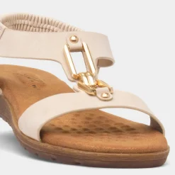 Lunar Coquet Womens Beige Sandal