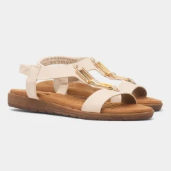 Lunar Coquet Womens Beige Sandal