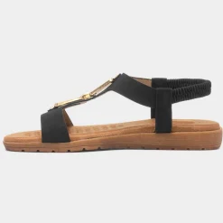Lunar Coquet Womens Black Sandal