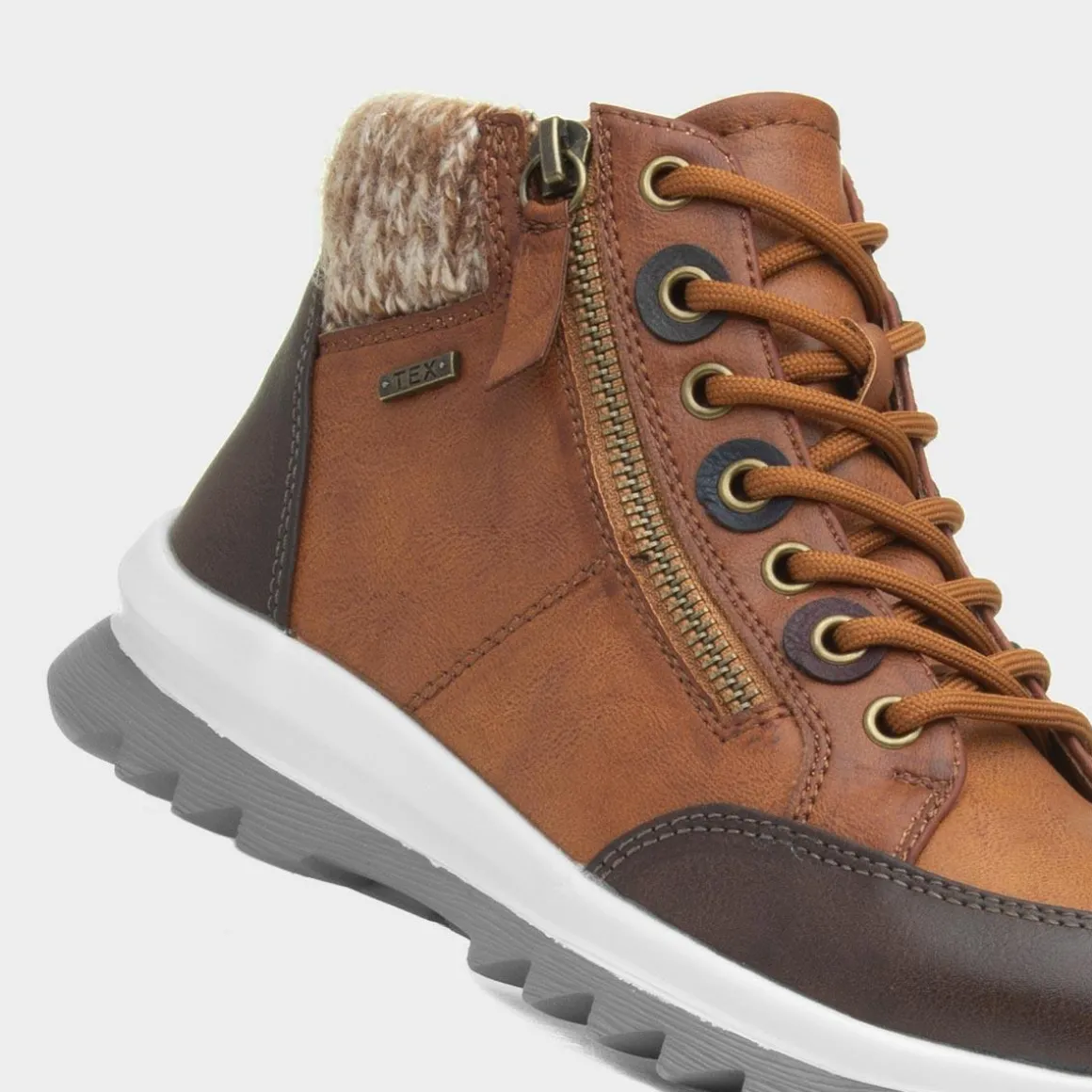 Lunar Dasha Womens Tan Lace Up Boot