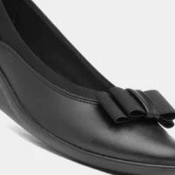 Lunar Deacon Womens Black Leather Shoe
