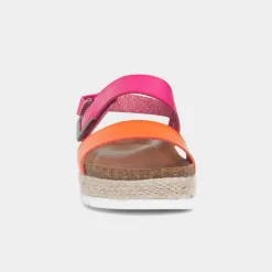 Lunar Deanna II Womens Pink Flatform Sandals