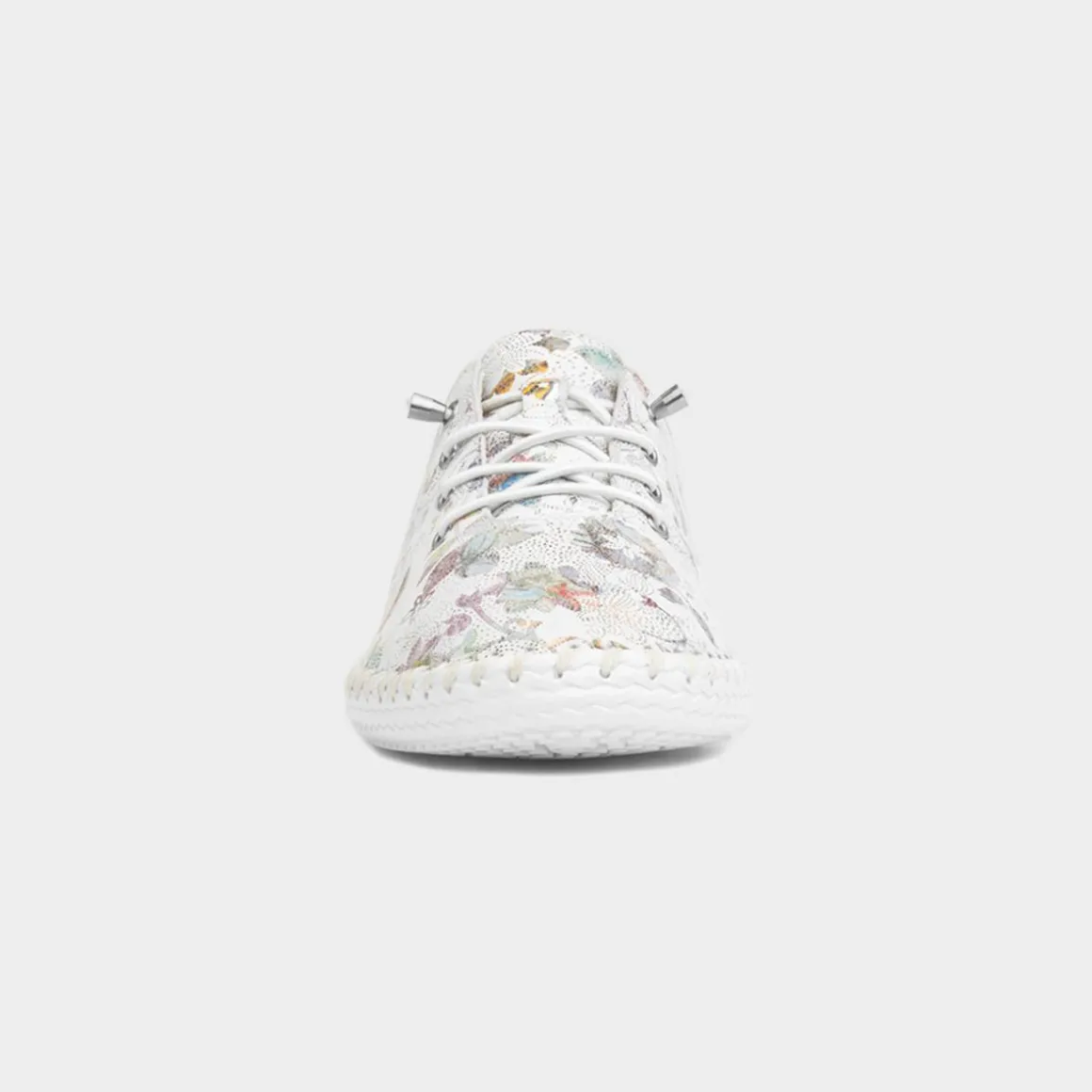 Lunar Exbury Womens White Leather Shoe