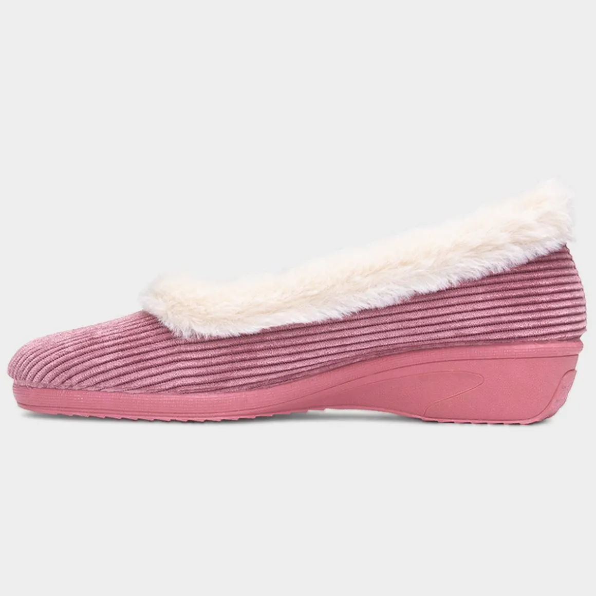 Lunar Glynis Womens Heather Wedge Slipper