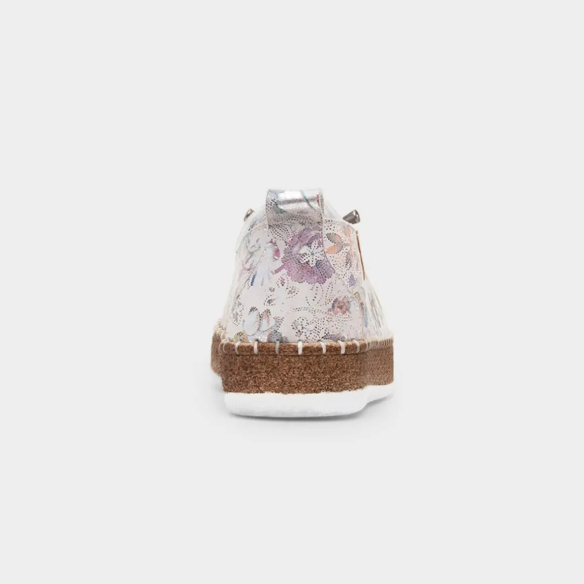 Lunar Iva Womens White Floral Leather Shoe