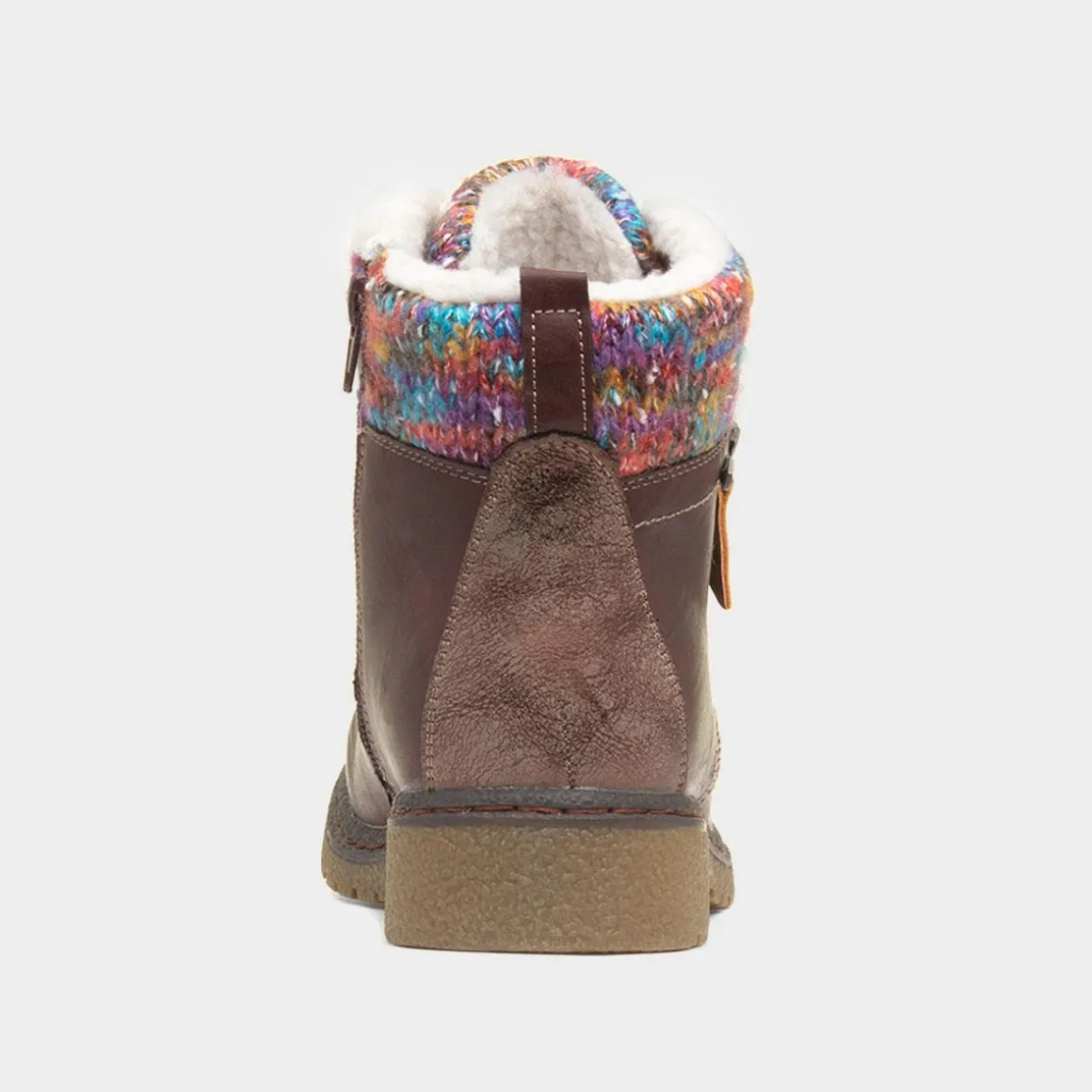 Lunar Jalapeno Womens Burgundy Ankle Boot