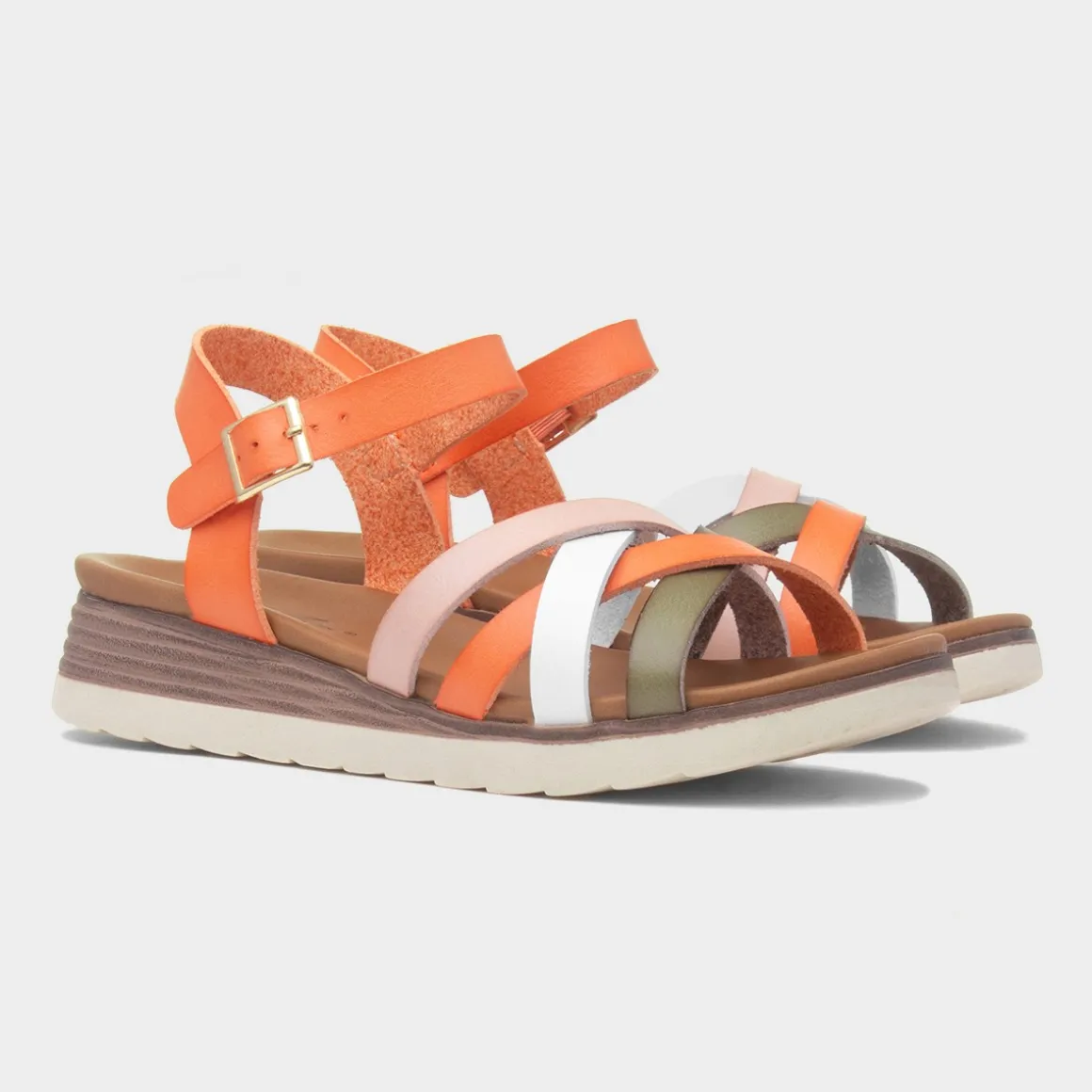 Lunar Karla Womens Multi Strappy Sandal