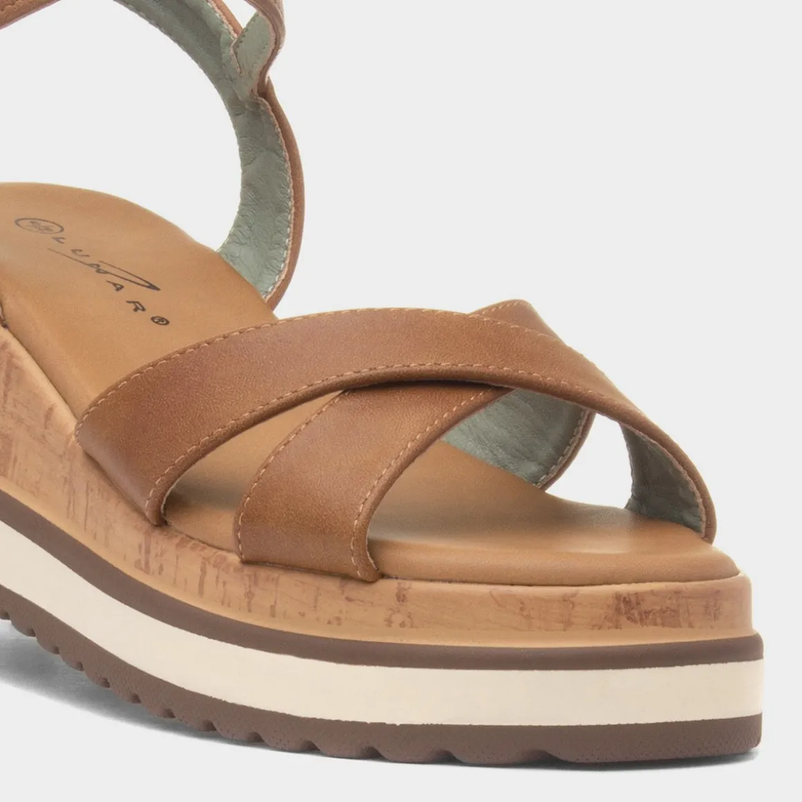 Lunar Libby Womens Tan Wedge Sandal