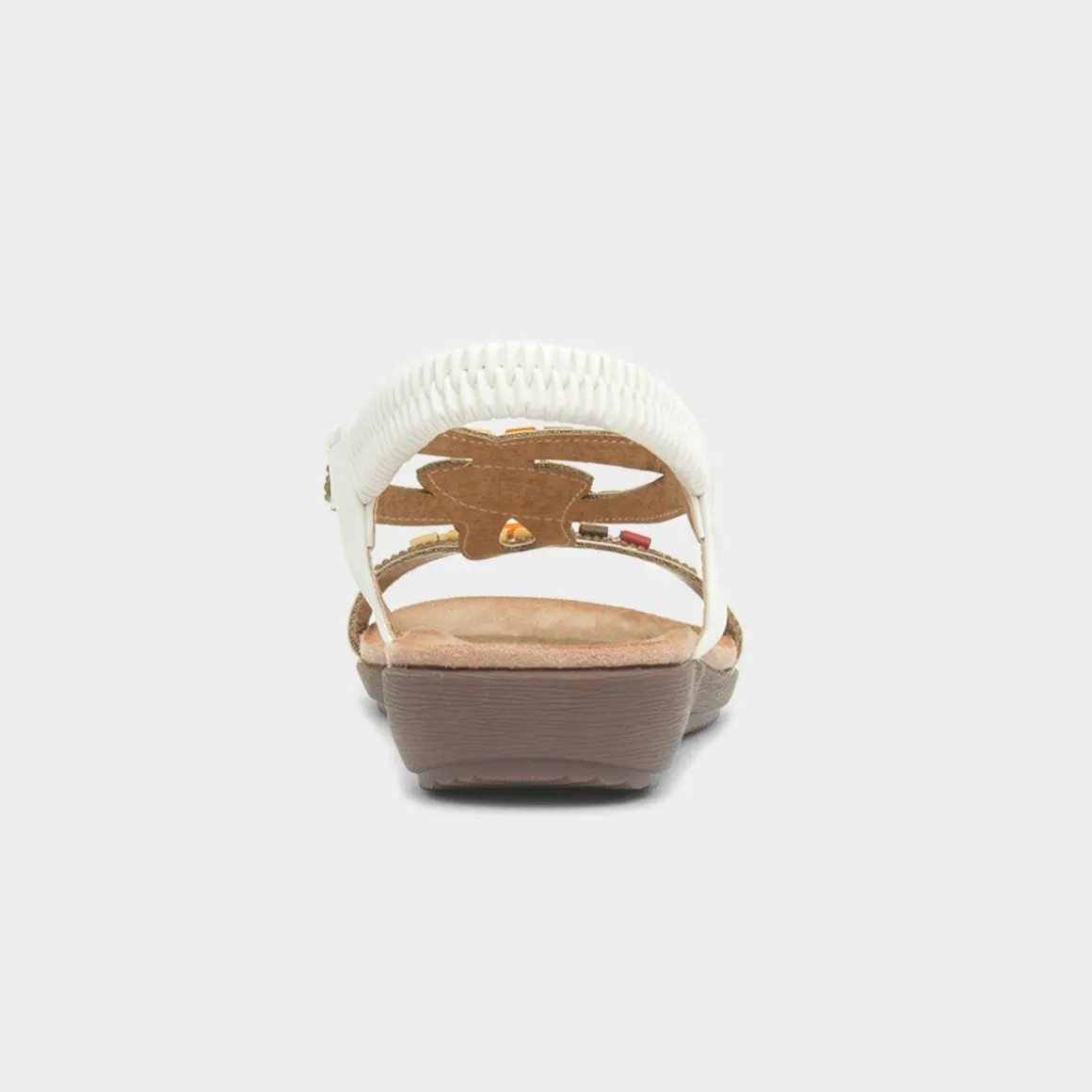 Lunar Mariella Womens White Beaded Sandal