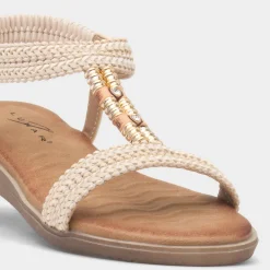 Lunar Portofino Womens Cream Sandal