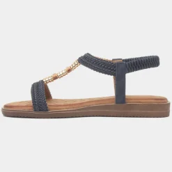 Lunar Portofino Womens Navy Sandal