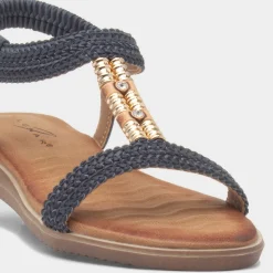 Lunar Portofino Womens Navy Sandal