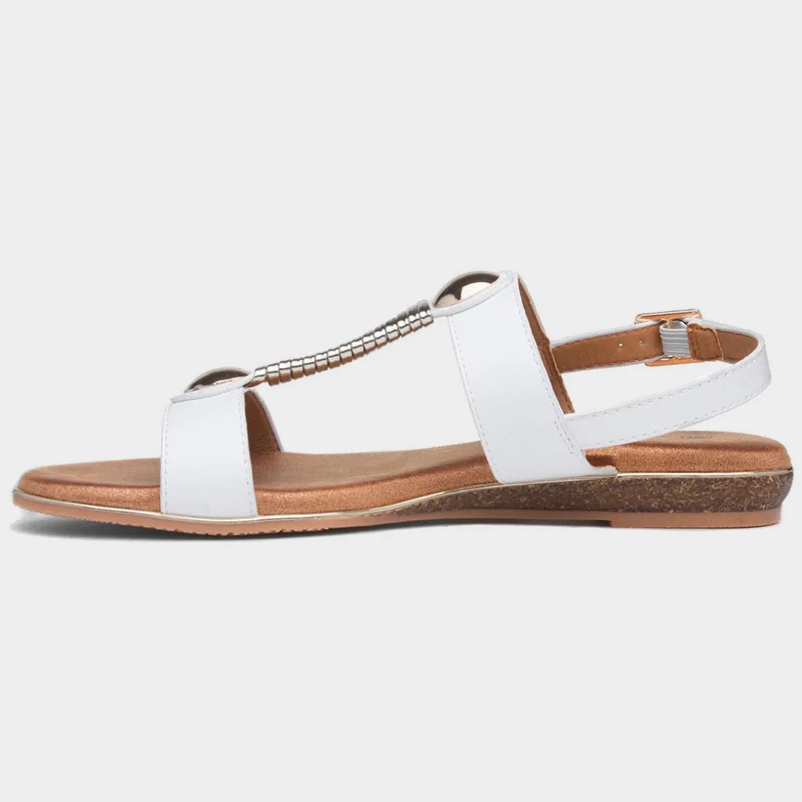 Lunar Renoir Womens White Sandals