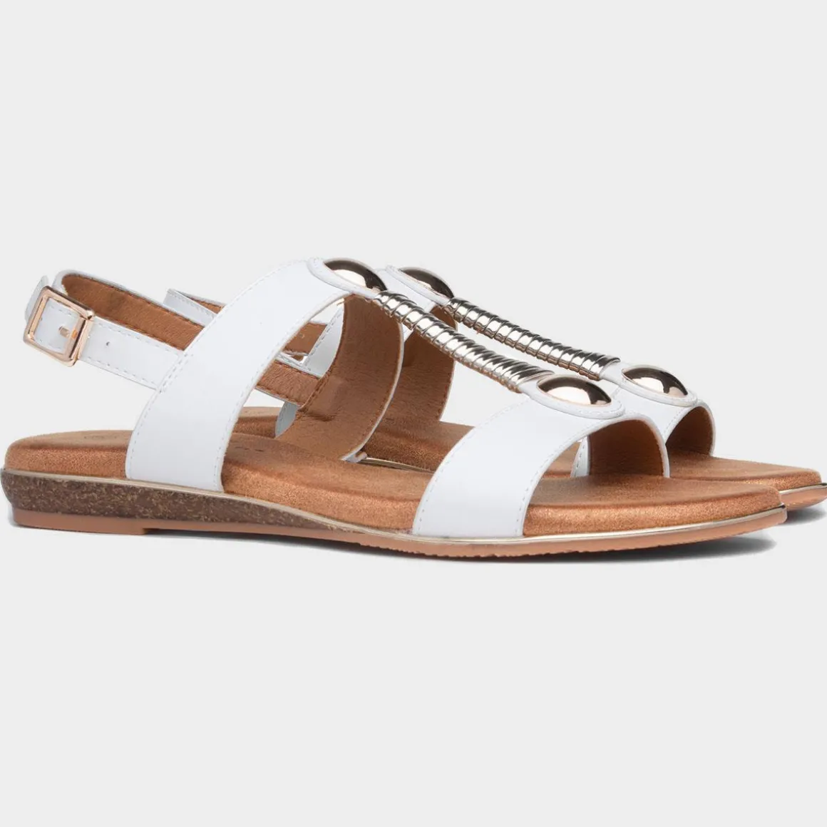 Lunar Renoir Womens White Sandals