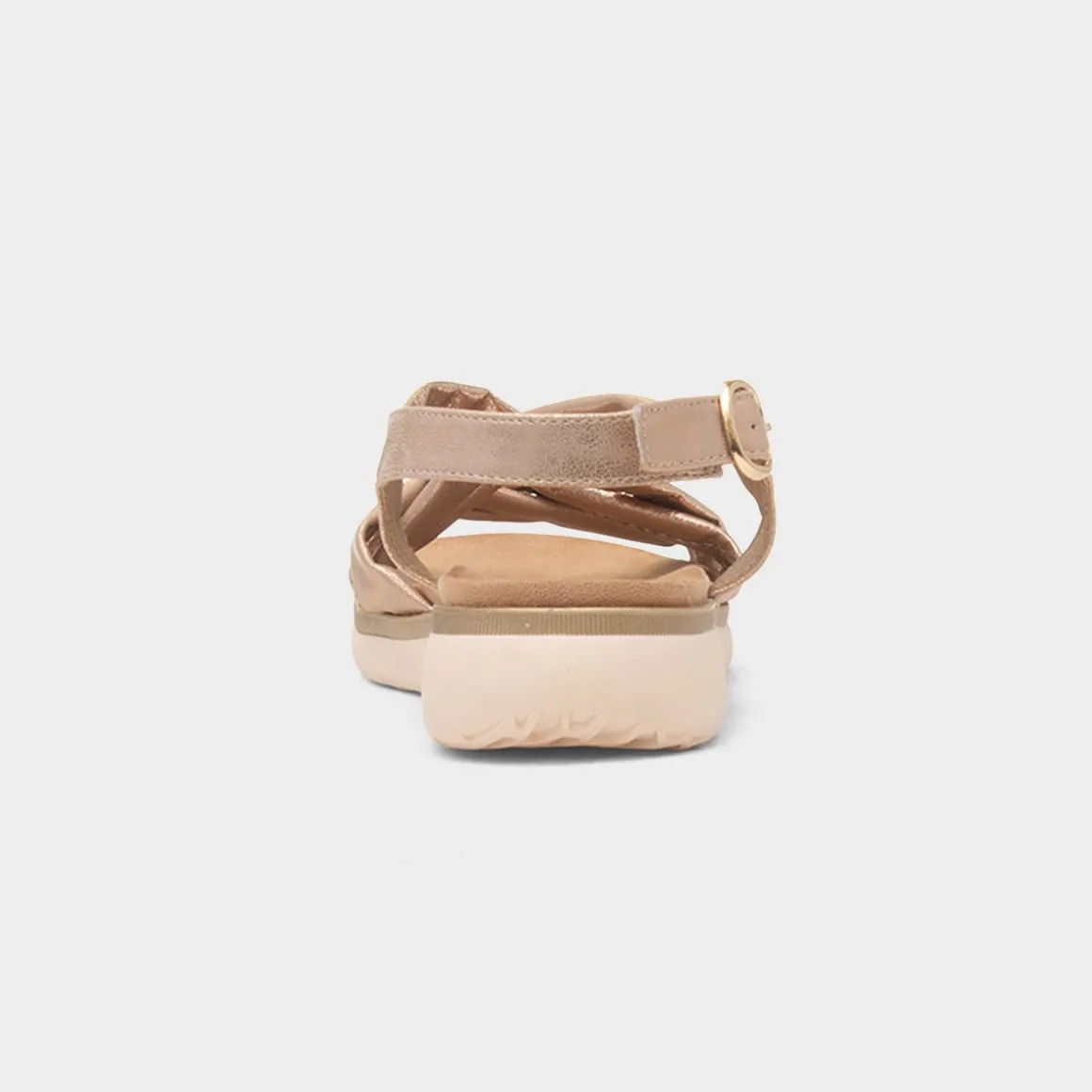 Lunar Roma Womens Rose Gold Strappy Sandal