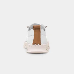 Lunar St Austell Womens White Leather Shoe