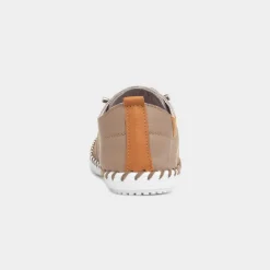 Lunar St. Ives Womens Taupe Leather Casual Shoe