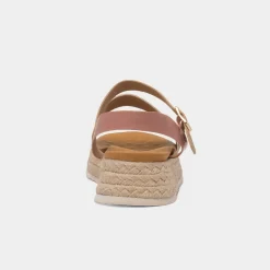 Lunar Summer Womens White Buckle Sandal