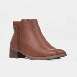 Lunar Susannah Womens Tan Ankle Boot