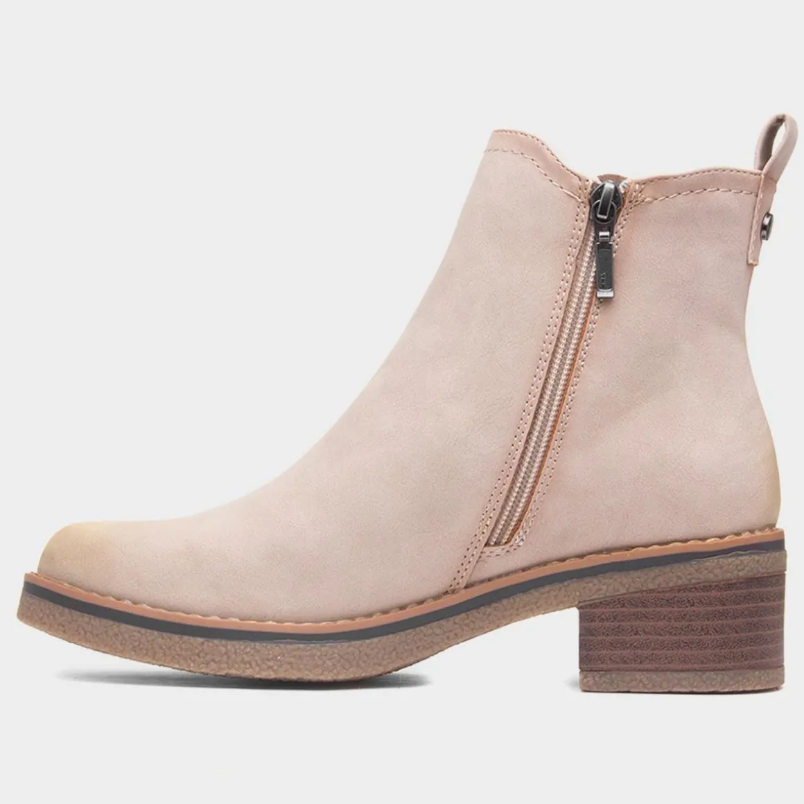 Lunar Tonia Womens Beige Ankle Boot