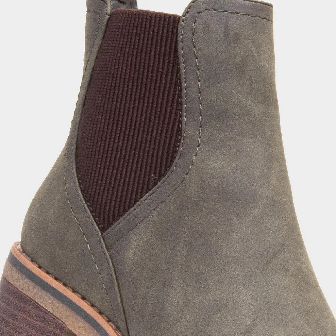 Lunar Tonia Womens Olive Ankle Boot