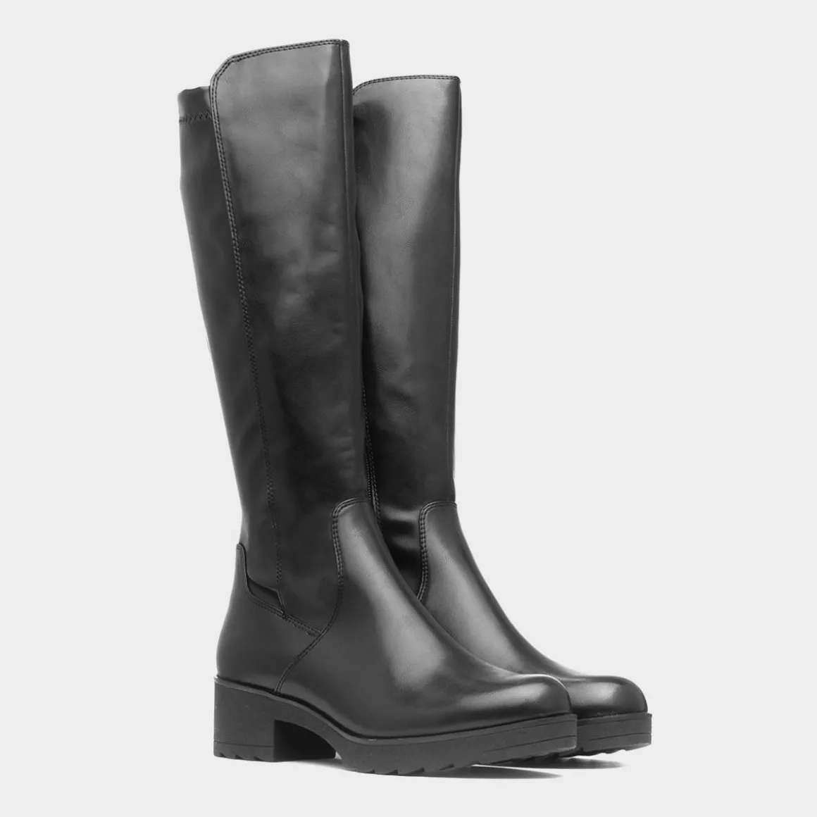 Marco Tozzi Womens Black Knee High Boot