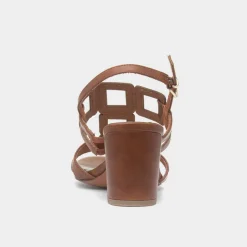 Marco Tozzi Womens Brown Vegan Heel