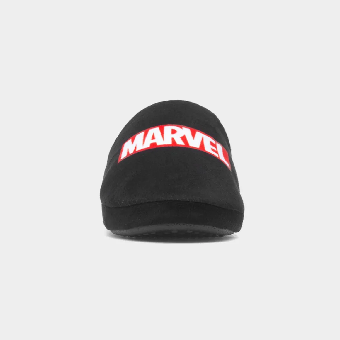 Marvel Mens Black Mule Slipper