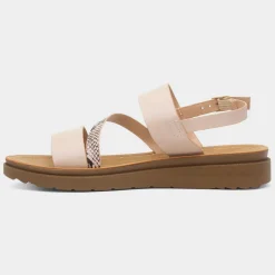 Maya Grace Eden Womens Blush Wider Fit Sandal