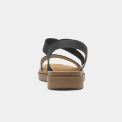 Maya Grace Marlene Womens Black Strappy Sandal