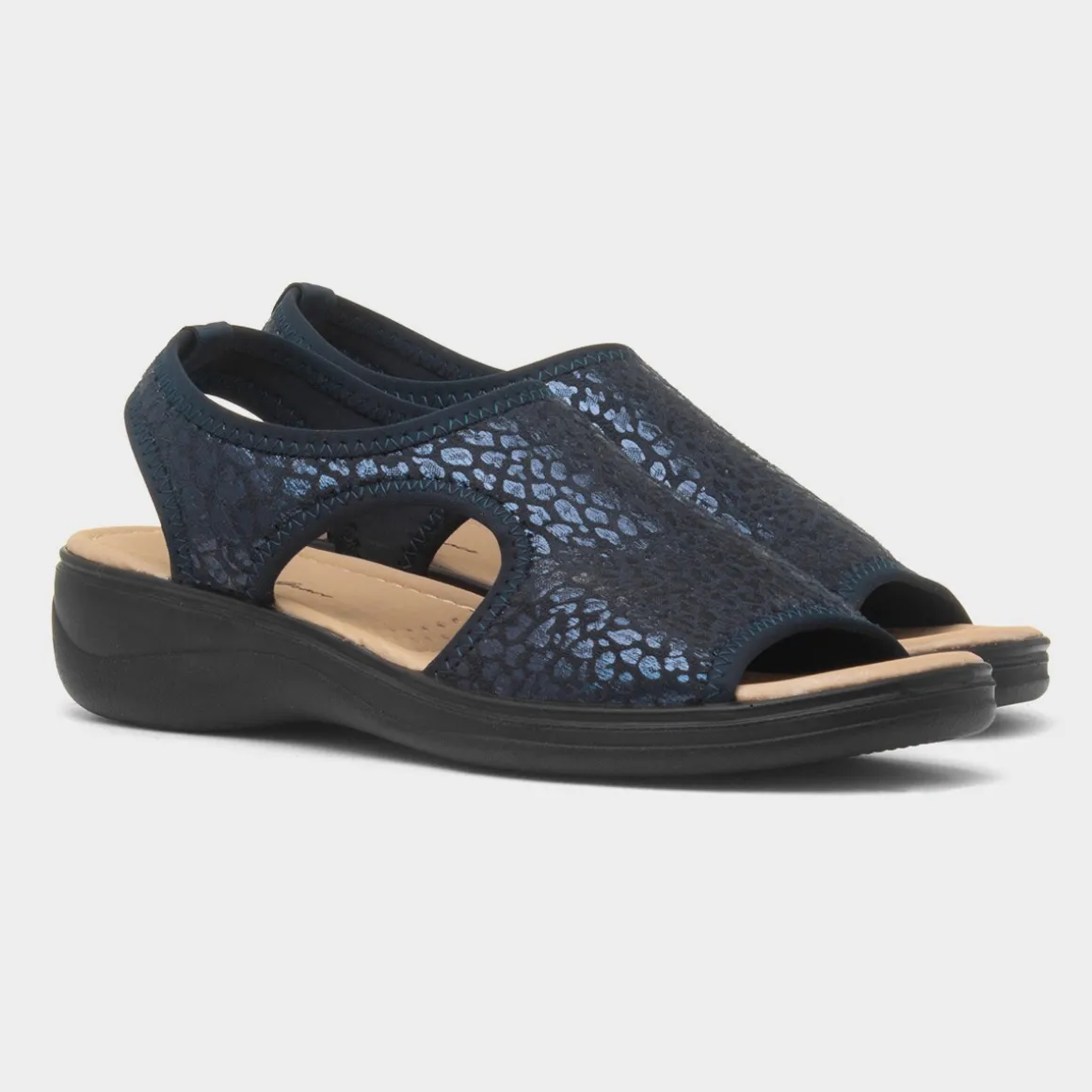 Maya Grace Shantelle Womens Navy Sandal