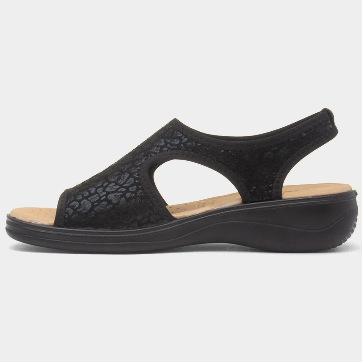 Maya Grace Shantelle Womens Black Sandal