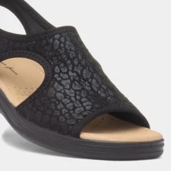 Maya Grace Shantelle Womens Black Sandal